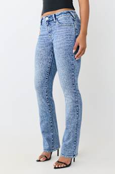 BILLIE MID RISE FLAP STRAIGHT JEAN