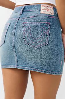 MINIFALDA DE MEZCLILLA, image 1