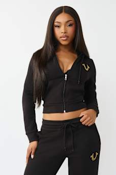 WORLD TOUR SHRUNKEN ZIP HOODIE, image 2