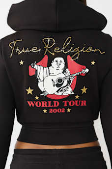 WORLD TOUR SHRUNKEN ZIP HOODIE, image 1