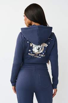 WORLD TOUR SHRUNKEN ZIP HOODIE, image 5