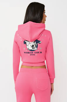 WORLD TOUR SHRUNKEN ZIP HOODIE, image 5