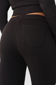 CRYSTAL HORSESHOE STRAIGHT LEG SWEATPANT, image 6