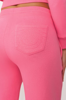 CRYSTAL HORSESHOE STRAIGHT LEG SWEATPANT, image 6