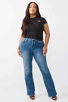 PLUS BECCA MID RISE BOOTCUT JEAN, image 2