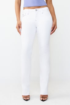 BILLIE MID RISE FLAP STRAIGHT JEAN, image 2