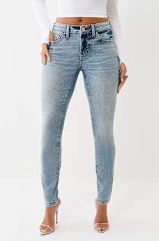 JENNIE MID RISE CUVY SKINNY JEAN, image 2