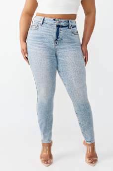 PLUS JENNIE MID RISE CURVY SKINNY JEAN, image 2
