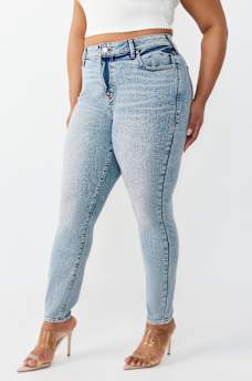 PLUS JENNIE MID RISE CURVY SKINNY JEAN, image 4
