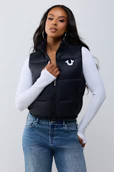 CHALECO ACOLCHADO CON ESTAMPADO INTEGRAL