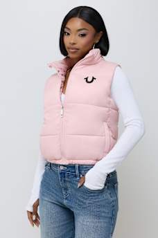 CHALECO ACOLCHADO CON ESTAMPADO INTEGRAL