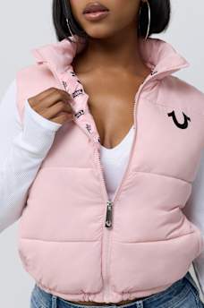 CHALECO ACOLCHADO CON ESTAMPADO INTEGRAL