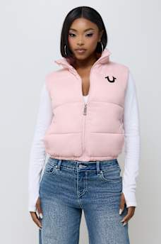 CHALECO ACOLCHADO CON ESTAMPADO INTEGRAL