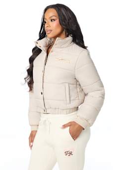 COLLARED PUFFER JACKET