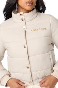 COLLARED PUFFER JACKET
