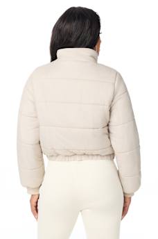 COLLARED PUFFER JACKET