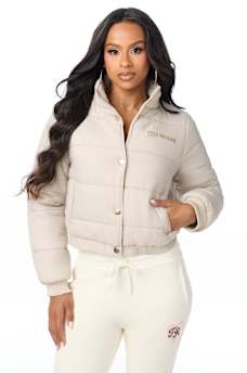 COLLARED PUFFER JACKET