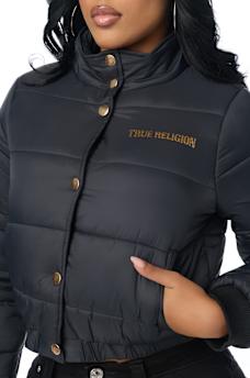 COLLARED PUFFER JACKET