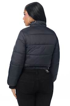 COLLARED PUFFER JACKET