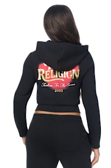 SPRAY HORSESHOE CLASSIC ZIP HOODIE