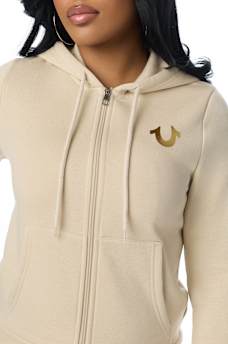 SPRAY HORSESHOE CLASSIC ZIP HOODIE