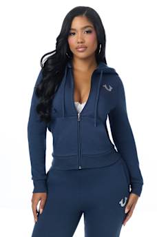 SPRAY HORSESHOE CLASSIC ZIP HOODIE
