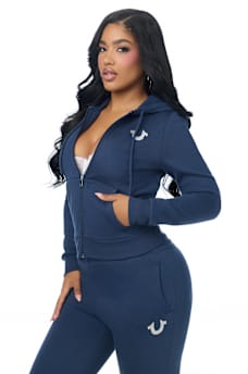 SPRAY HORSESHOE CLASSIC ZIP HOODIE