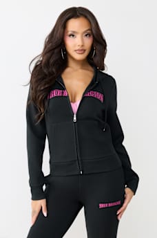 CRYSTAL WING ZIP HOODIE