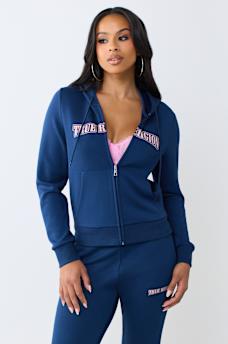CRYSTAL WING ZIP HOODIE