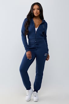 BUDDHA SHRUNKEN ZIP HOODIE