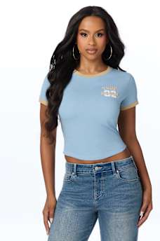 SPORTY RINGER TEE