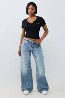 HORSESHOE NOTCH BABY TEE