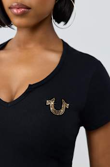 HORSESHOE NOTCH BABY TEE