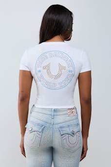 HORSESHOE NOTCH BABY TEE