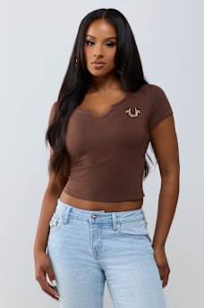 HORSESHOE NOTCH BABY TEE