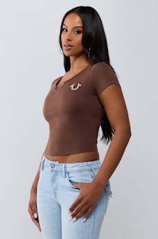 HORSESHOE NOTCH BABY TEE