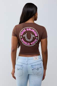 HORSESHOE NOTCH BABY TEE
