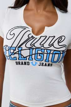 SPORTY NOTCH BABY TEE