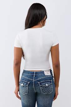 SPORTY NOTCH BABY TEE