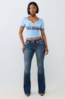 SPORTY NOTCH BABY TEE