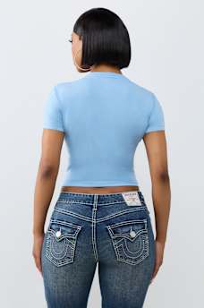 SPORTY NOTCH BABY TEE