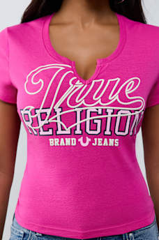 SPORTY NOTCH BABY TEE