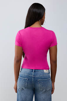 SPORTY NOTCH BABY TEE