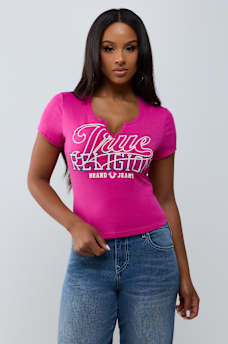 SPORTY NOTCH BABY TEE