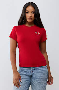 HORSESHOE WING CREWNECK TEE