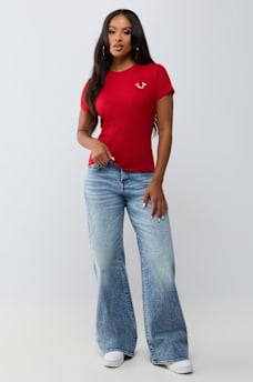 HORSESHOE WING CREWNECK TEE