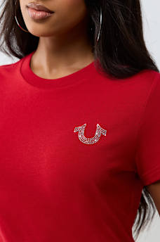 HORSESHOE WING CREWNECK TEE
