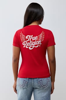 HORSESHOE WING CREWNECK TEE