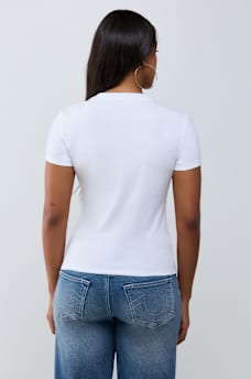 BANNER CREWNECK TEE