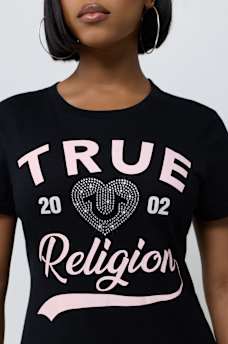 CRYSTAL HEART TEE